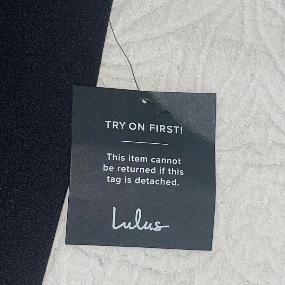 NWT‎ Lulus Black Dress Size M - Picture 8 of 10